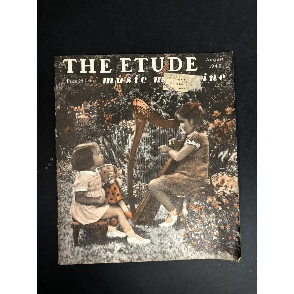 1940s The Etude Music Magazine 8 issues LOT from Vintage Retro Ads SHEET MUSIC